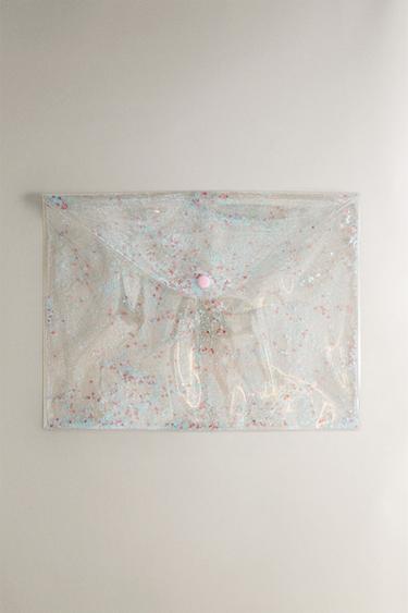 Zara Папка с блестками для детей купить с доставкой.