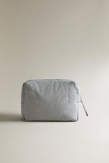 Zara Детская полосатая сумка для косметики