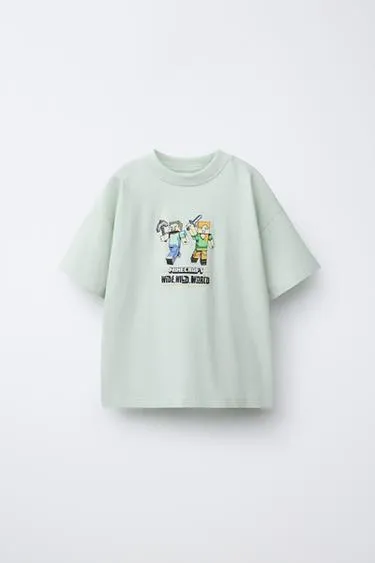 Футболка с принтом MINECRAFT © MOJANG AB. ™- Заказать в России