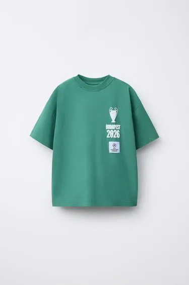 Футболка с принтом Uefa Champions League ®- Заказать в России