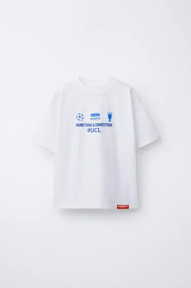Футболка с принтом UEFA CHAMPIONS LEAGUE ®- Заказать в России