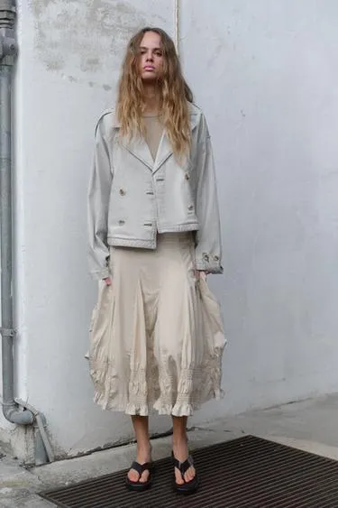 Юбка миди годе