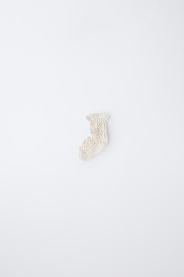 Ажурные носки из хлопка и шелка- Заказать в России