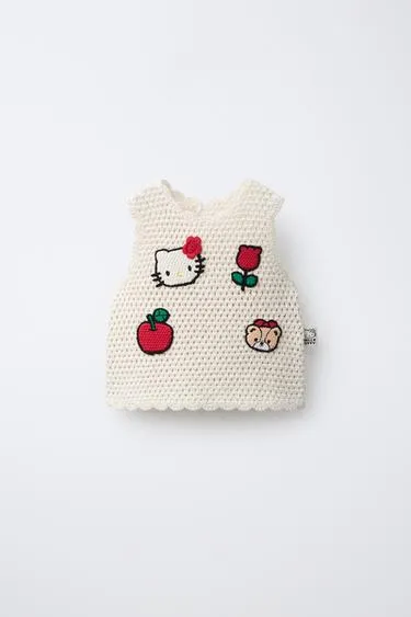 Вязаный топ с округлым вырезом HELLO KITTY © SANRIO- Заказать в России
