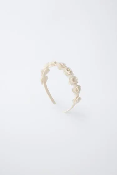 Ободок с цветами