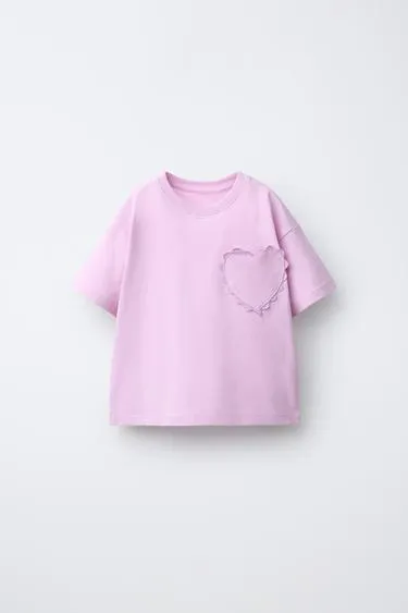 Футболка с волнистым сердцем