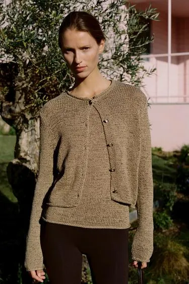 Вязаный кардиган