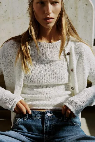 Кардиган крупной вязки- Заказать в России