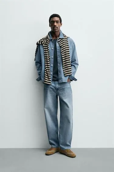 Джинсовая рубашка - Заказать в России