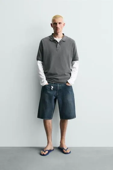 Джинсовые шорты BAGGY FIT- Заказать в России