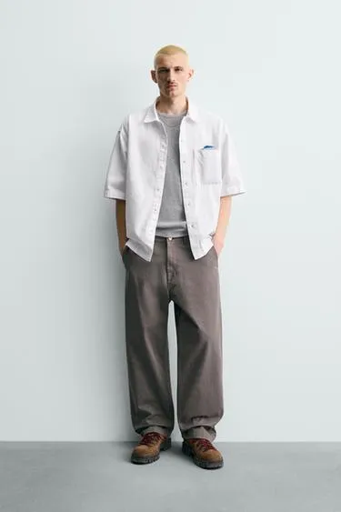 Рубашка-ковер-шарф с вышивкой