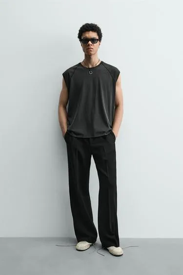 Майка с эффектом потертости- Заказать в России