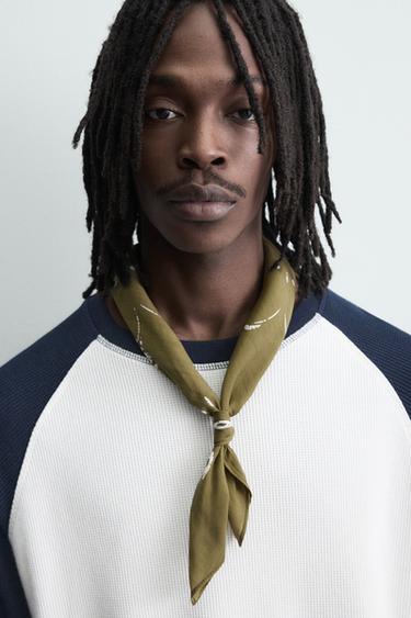 Zara Бандана с принтом пейсли купить с доставкой.