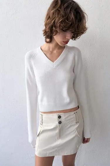 Юбка-шорты с карманами- Заказать в России