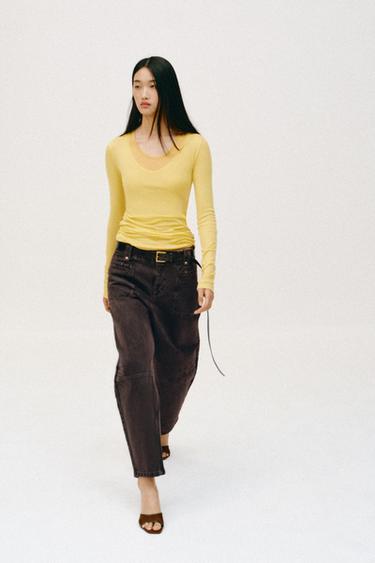 Zara Джинсы Z1975 CARGO  со средней посадкой