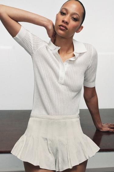 Zara Короткие шорты в складку — коллекция ZARA «ZW»