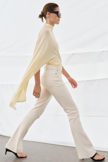 Zara Джинсы «ZW» клёш со средней посадкой