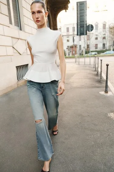 Топ с баской- Заказать в России