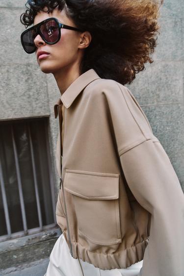 Zara Куртка с эластичным низом купить с доставкой.