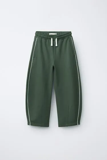 Брюки BARREL с контрастной отделкой