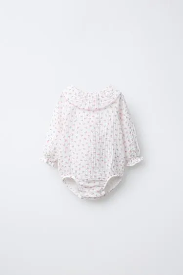 Боди с цветочным узором- Заказать в России