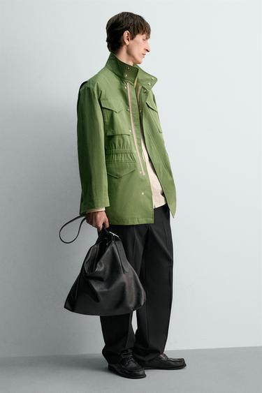 Zara Кожаная сумка-шопер - лимитированная серия