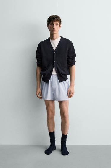 Zara Набор из 2 комбинированных трусов-боксеров из поплина - лимитированная серия