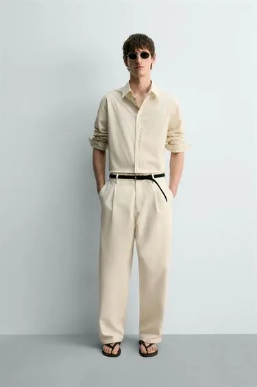 Рубашка из поплина  с регулярной посадкой