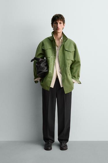 Zara Парка с карманами лимитированная серия