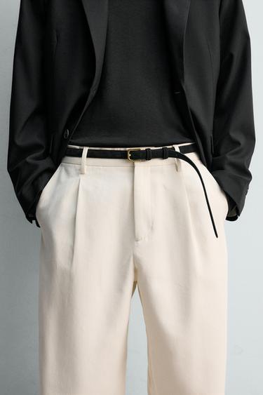 Zara Замшевый кожаный ремень - лимитированная серия купить с доставкой.