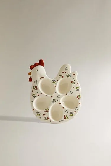 Детская флористическая курочка для яиц