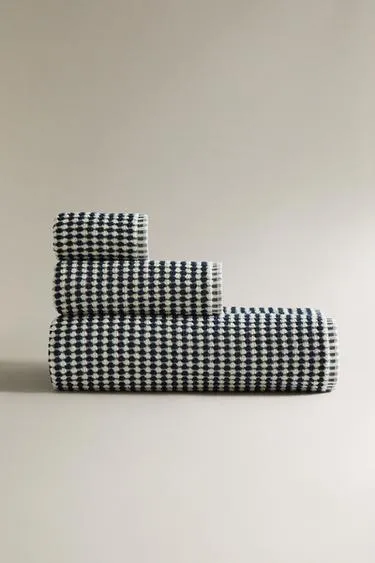 Махровое полотенце из текстурированного хлопка- Заказать в России