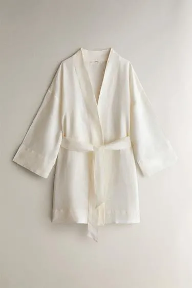 Халат из льна