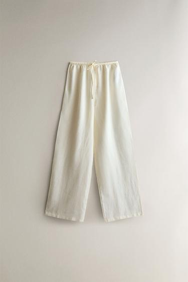 Zara Льняные брюки