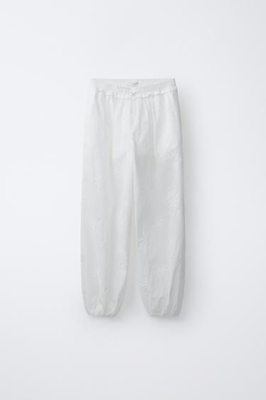 Zara Брюки-афгани с вышивкой