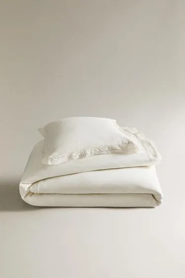 Хлопковый покрывало с обшитыми каймой оборками- Заказать в России