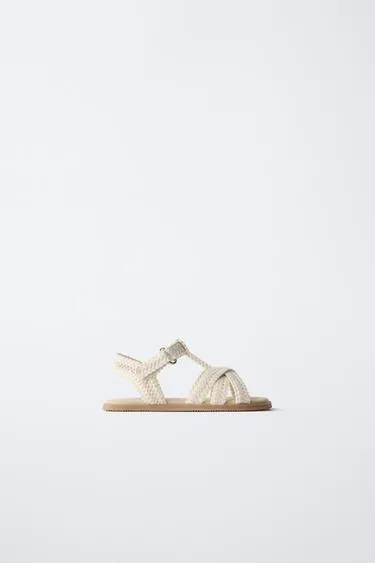 Вязаные босоножки без каблука- Заказать в России