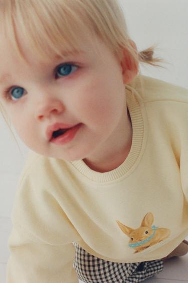 Толстовка с вышитым кроликом