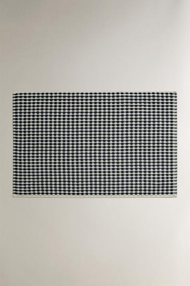 Zara Фактурный вафельный коврик для ванны купить с доставкой.