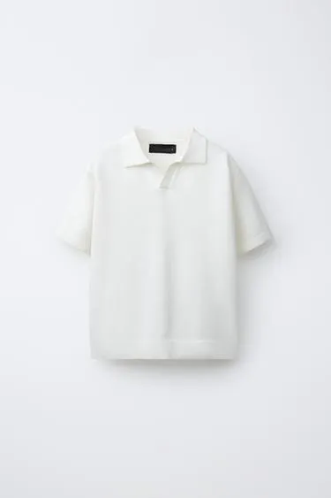 Поло из ткани пике