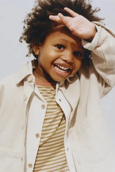 Фактурная куртка-рубашка из хлопка и льна- Заказать в России