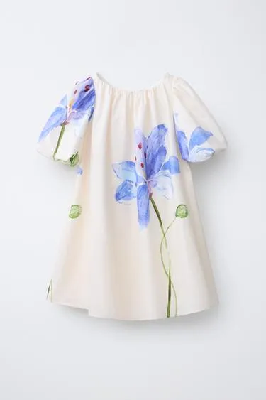 Платье с цветочным принтом- Заказать в России