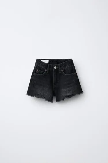 Джинсовые шорты с разрезами- Заказать в России