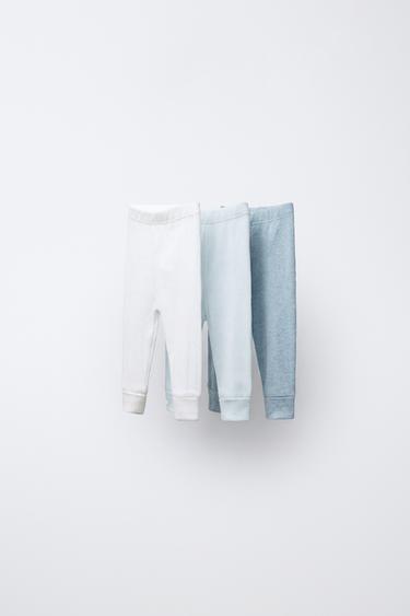 Zara Набор из трех леггинсов в рубчик