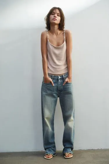 Джинсы Trf  со средней посадкой- Заказать в России