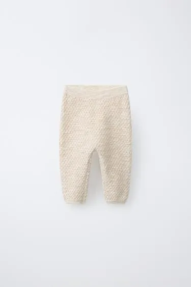 Трикотажные брюки рельефной фактуры