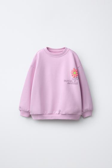 Толстовка с рельефным принтом