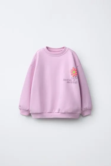 Толстовка с рельефным принтом- Заказать в России