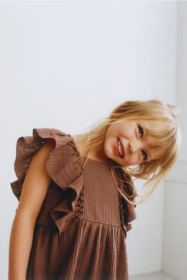 Платье из комбинированной ткани- Заказать в России