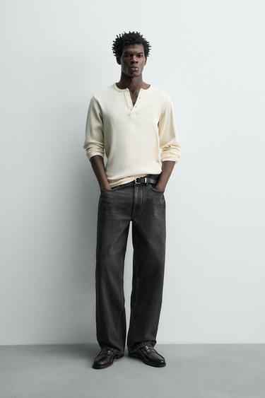 Zara Джинсы свободного кроя